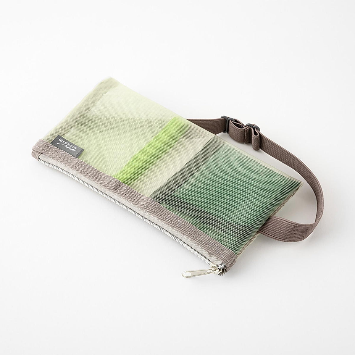 Midori book band pen case in green product photo