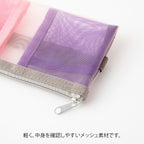 Midori pink book band pen case lifestyle flat lay