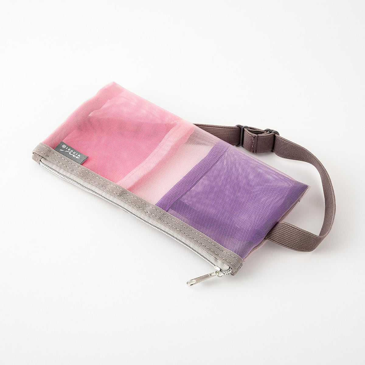 Midori book band pen case in pink product photo
