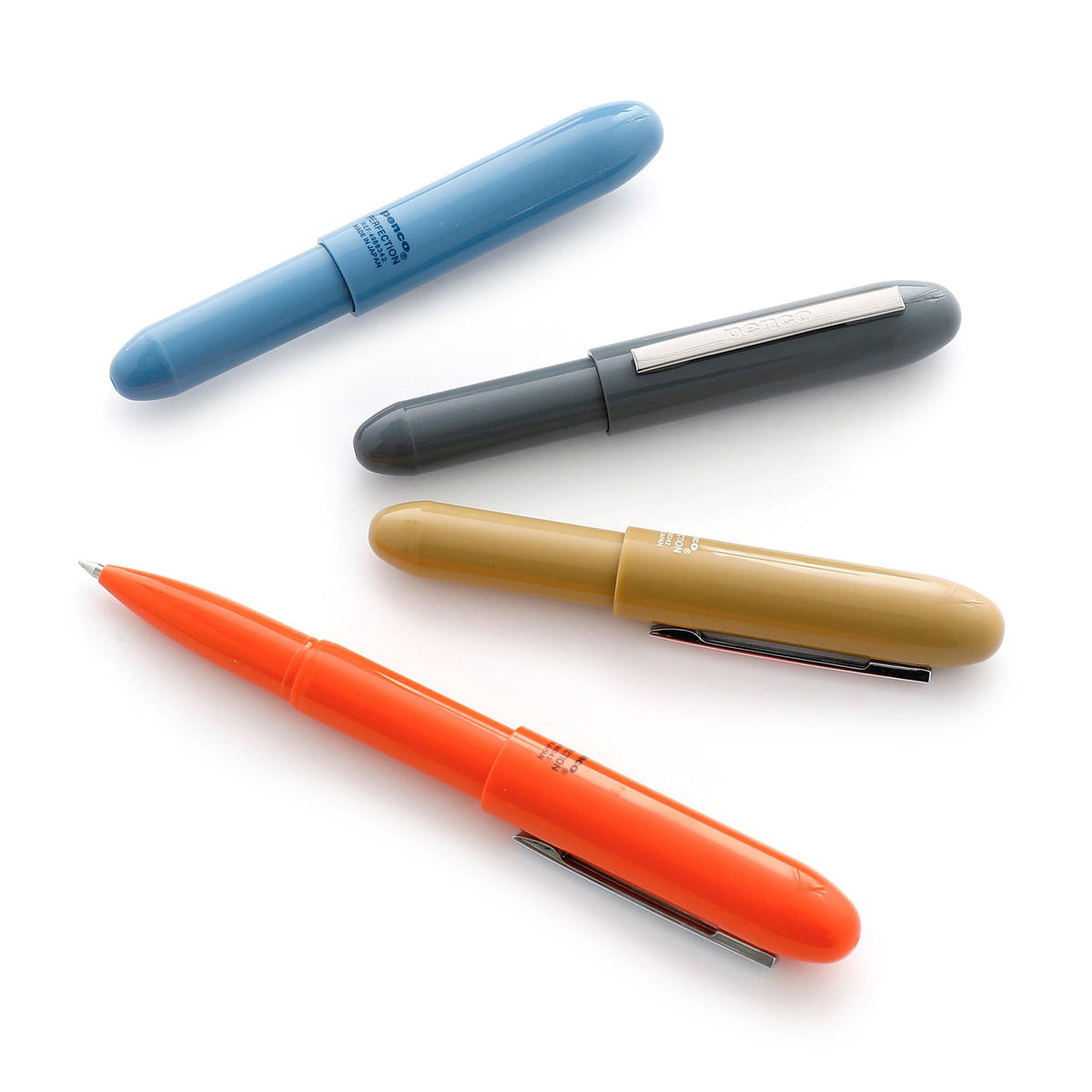 Penco bullet ballpoint pen in yellow colour