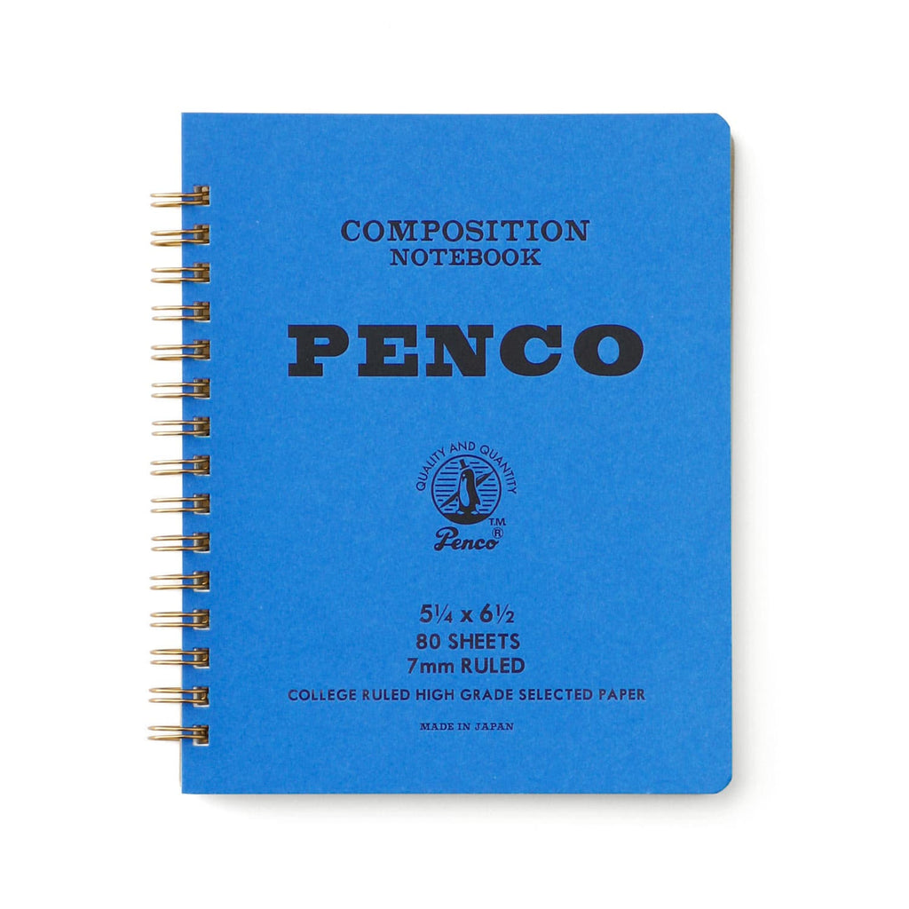 Penco composition book in blue product photo