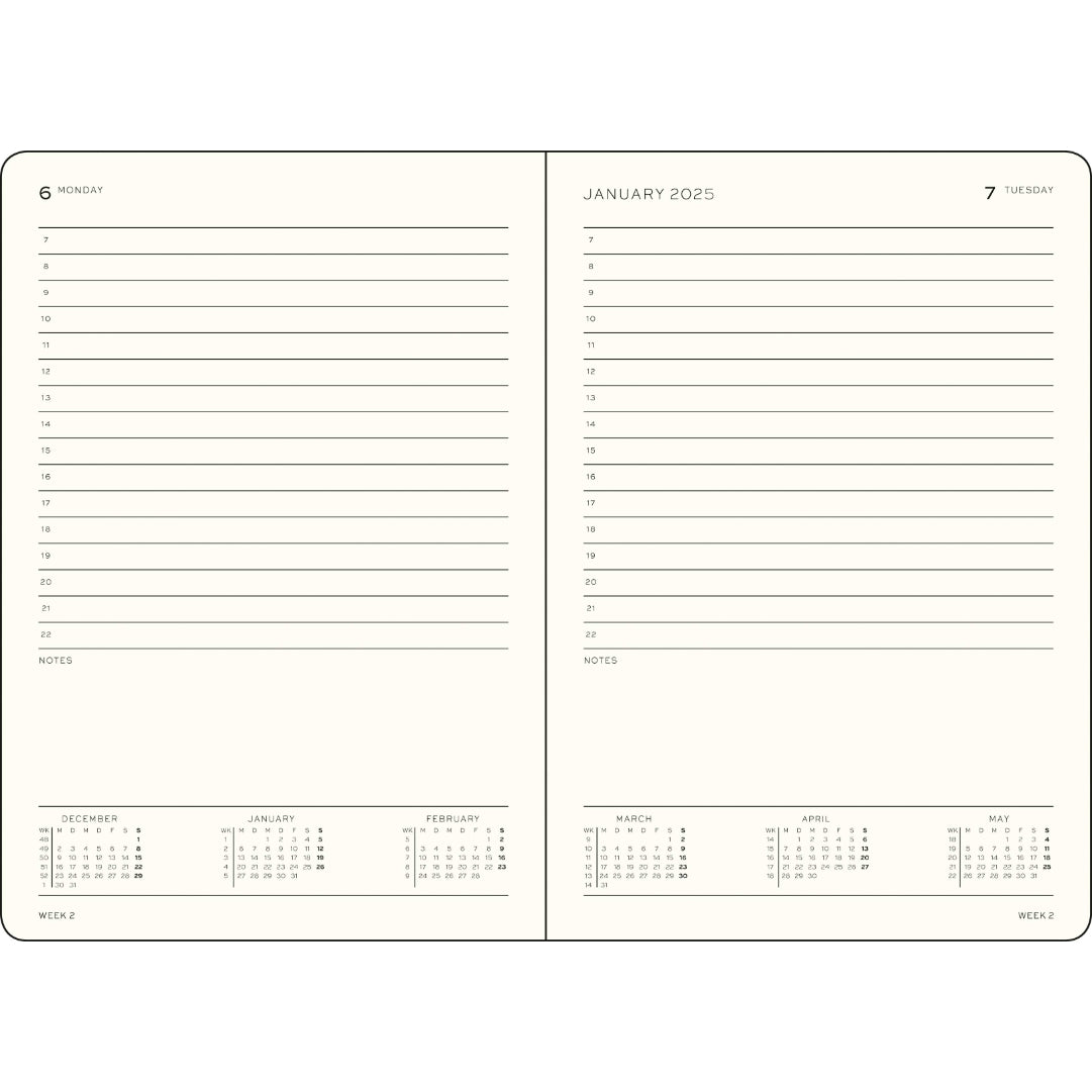 Leuchtturm1917 2025 A5 Daily Planner