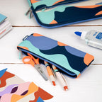 Milan fun flat pencil case with stationery