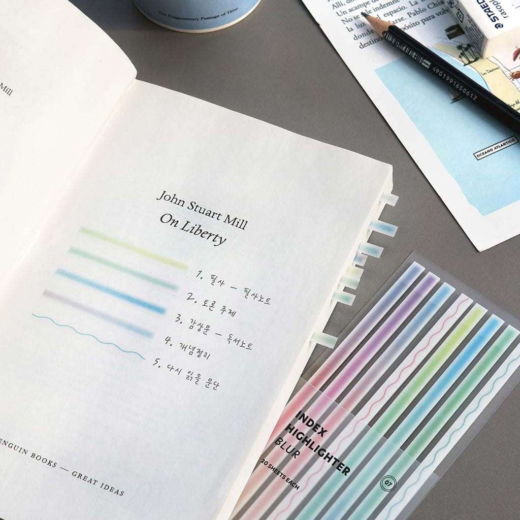 Iconic tropical blur sticker sheets showing designs