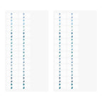 Midori index labels 48 pieces close-up of label detail