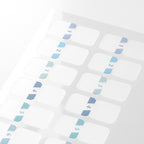 Midori index labels 48 pieces in use on notebook
