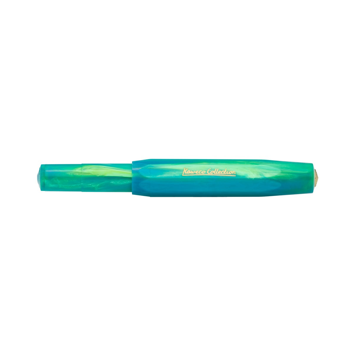 Kaweco COLLECTION Fountain Pen Marble Ocean closed