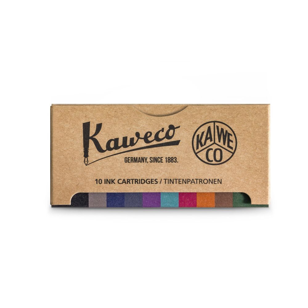 Kaweco fountain pen ink cartridges 10-pack colour mix product photo