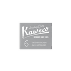 Kaweco Smokey Grey ink cartridges close-up of packaging