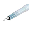 Kaweco Lunar Sport Fountain Pen Light Blue detail front open