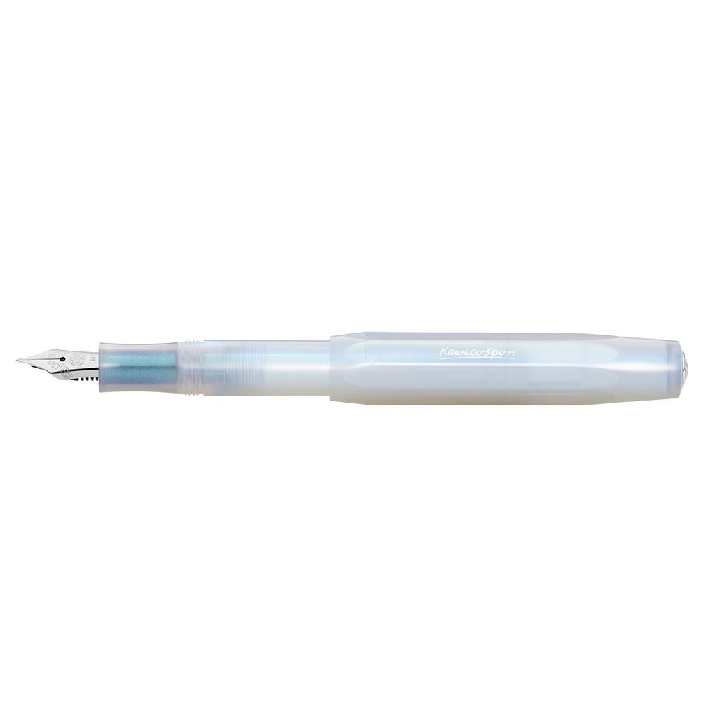 Kaweco Lunar Sport Fountain Pen Light Blue open