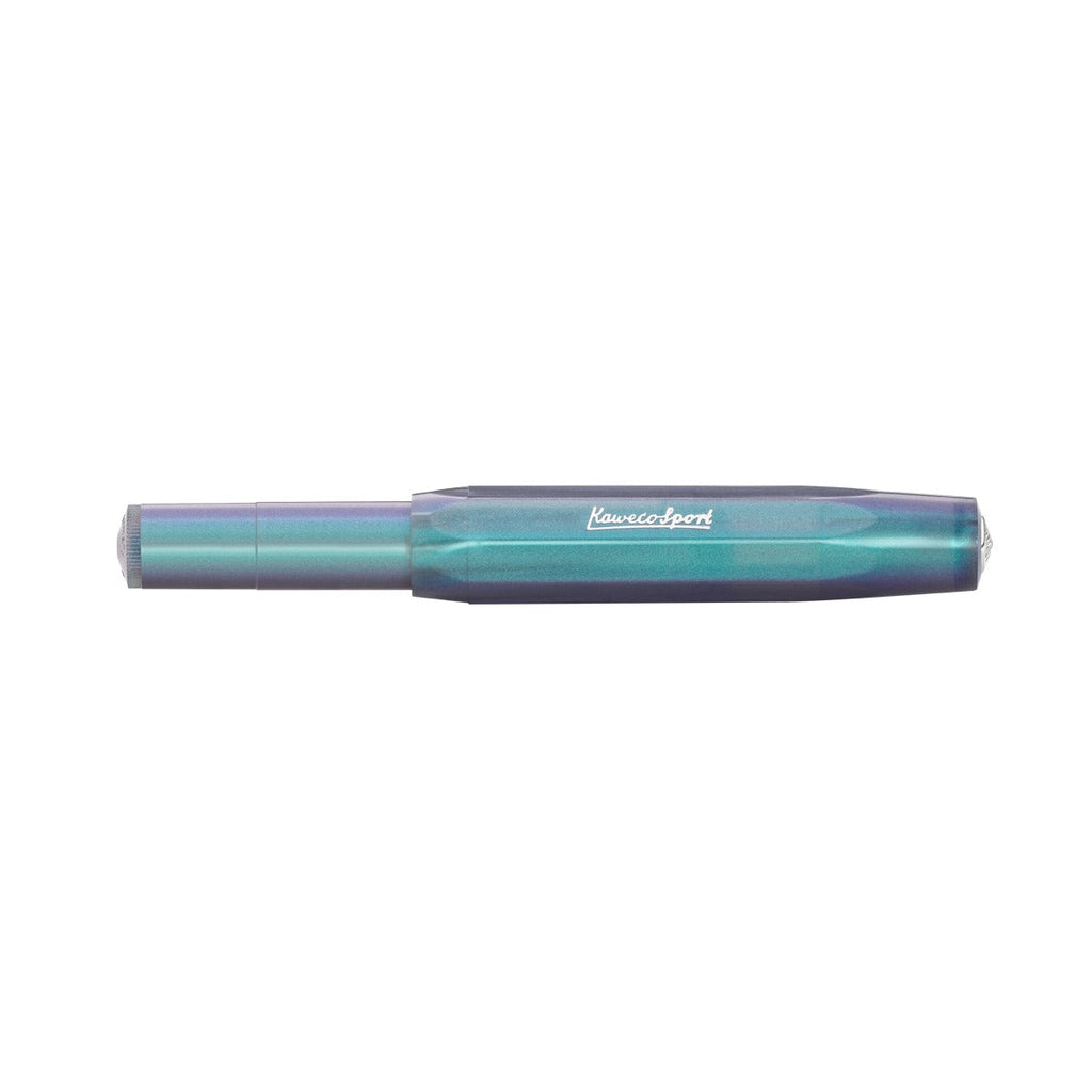 Kaweco Lunar Sport Fountain Pen Shadow Blue closed
