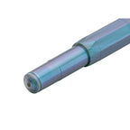 Kaweco Lunar Sport Fountain Pen Shadow Blue detail back closed