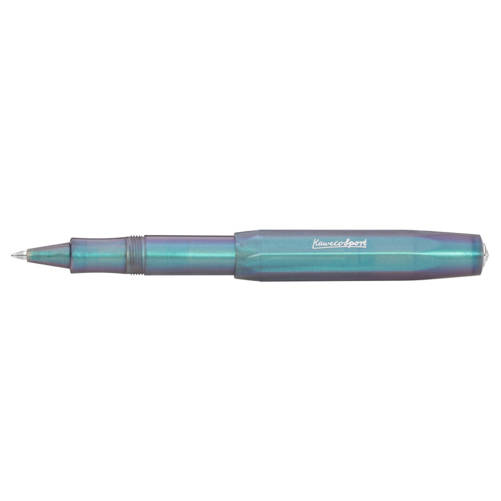 Kaweco Lunar Sport Roller Ball Shadow Blue open