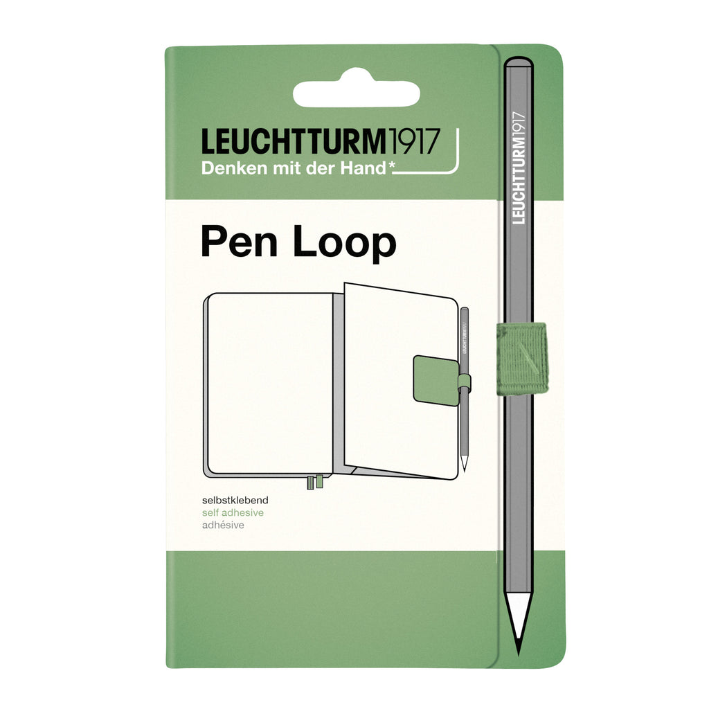 Leuchtturm1917 pen loop in sage green product photo