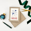 Have A Lovely Christmas Skaters Pack of 8 Cards