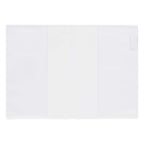 Midori MD Paper A5 clear cover on desk with pen