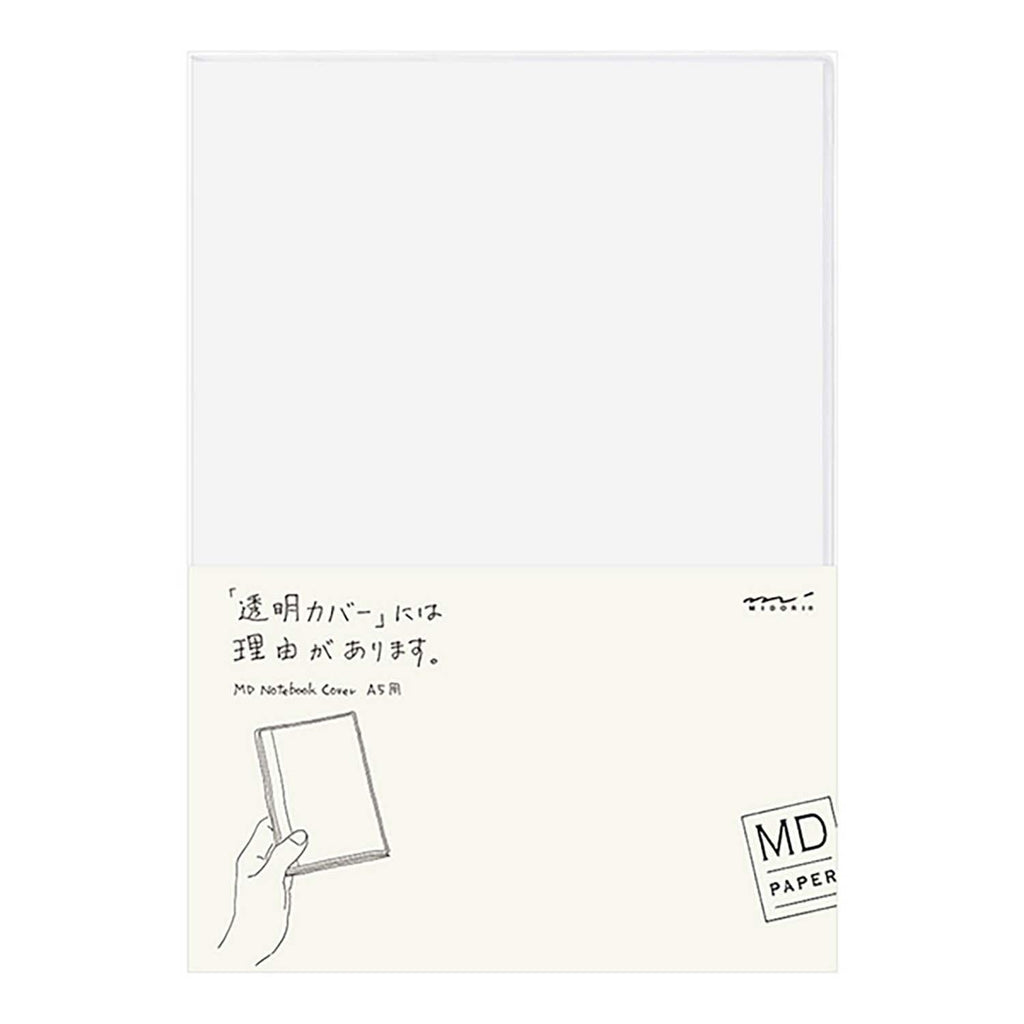 Midori MD Paper A5 clear transparent notebook cover product photo
