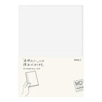 Midori MD Paper A5 clear transparent notebook cover product photo