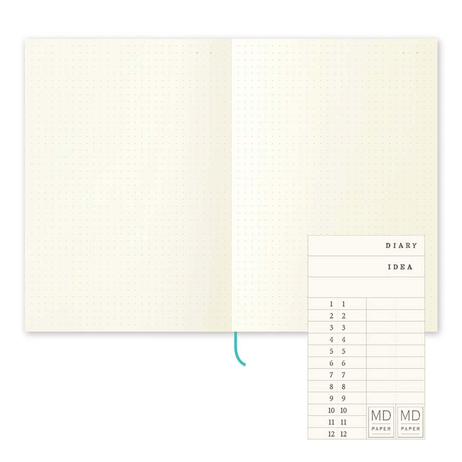 Midori MD Paper A5 journal cover detail close-up
