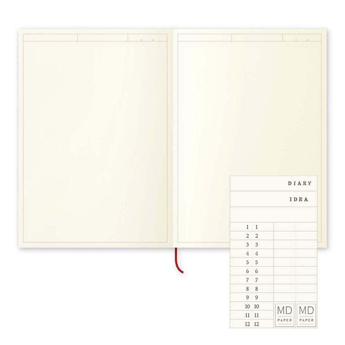 Midori MD Paper A5 journal with fountain pen writing