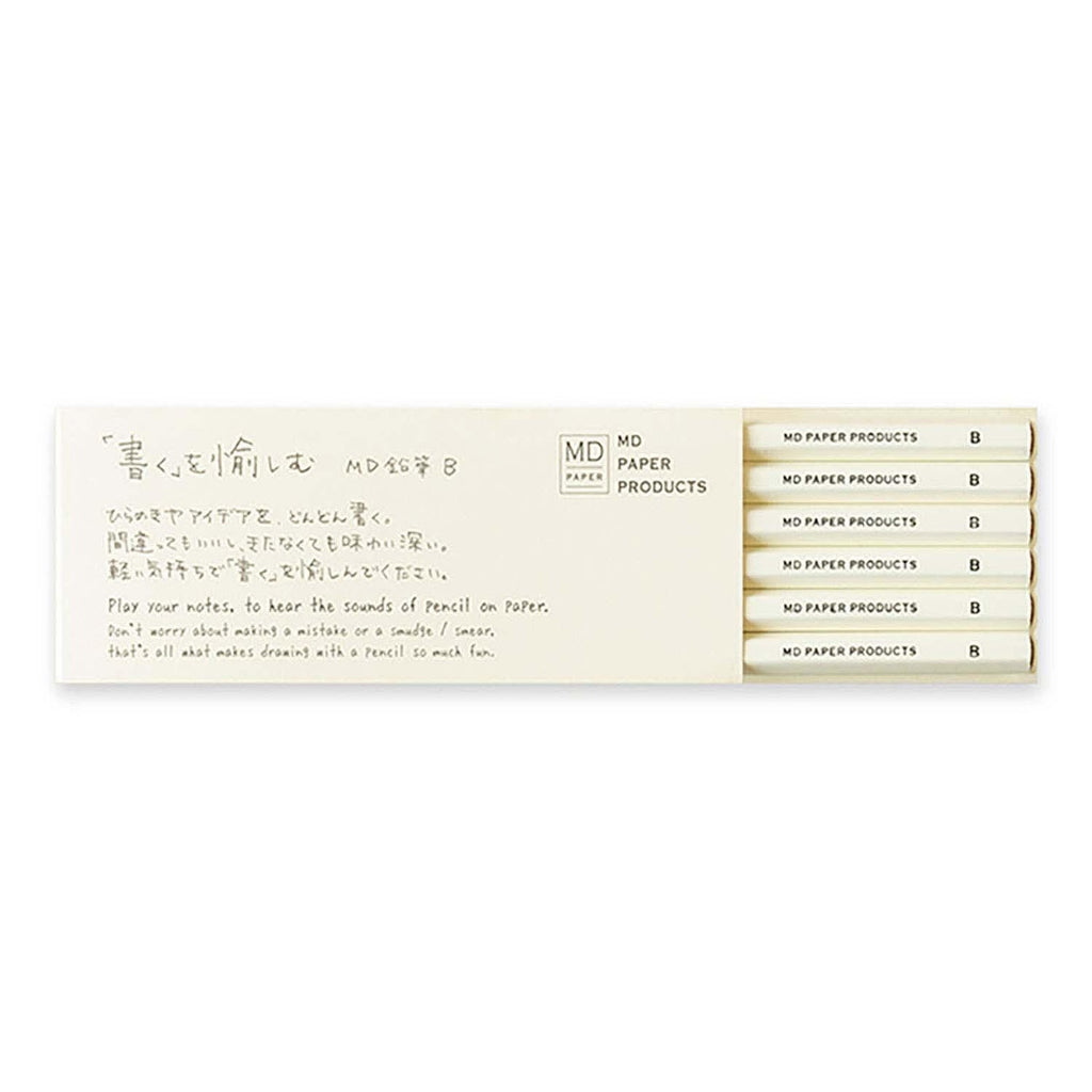 Midori MD Paper B drawing pencils pack of six product photo