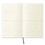 Midori MD Paper B6 slim notebook open showing pages