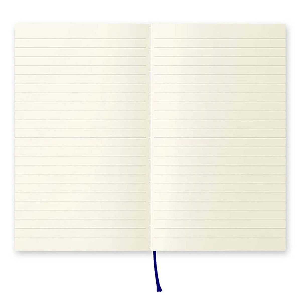 Midori MD Paper B6 slim notebook open showing pages