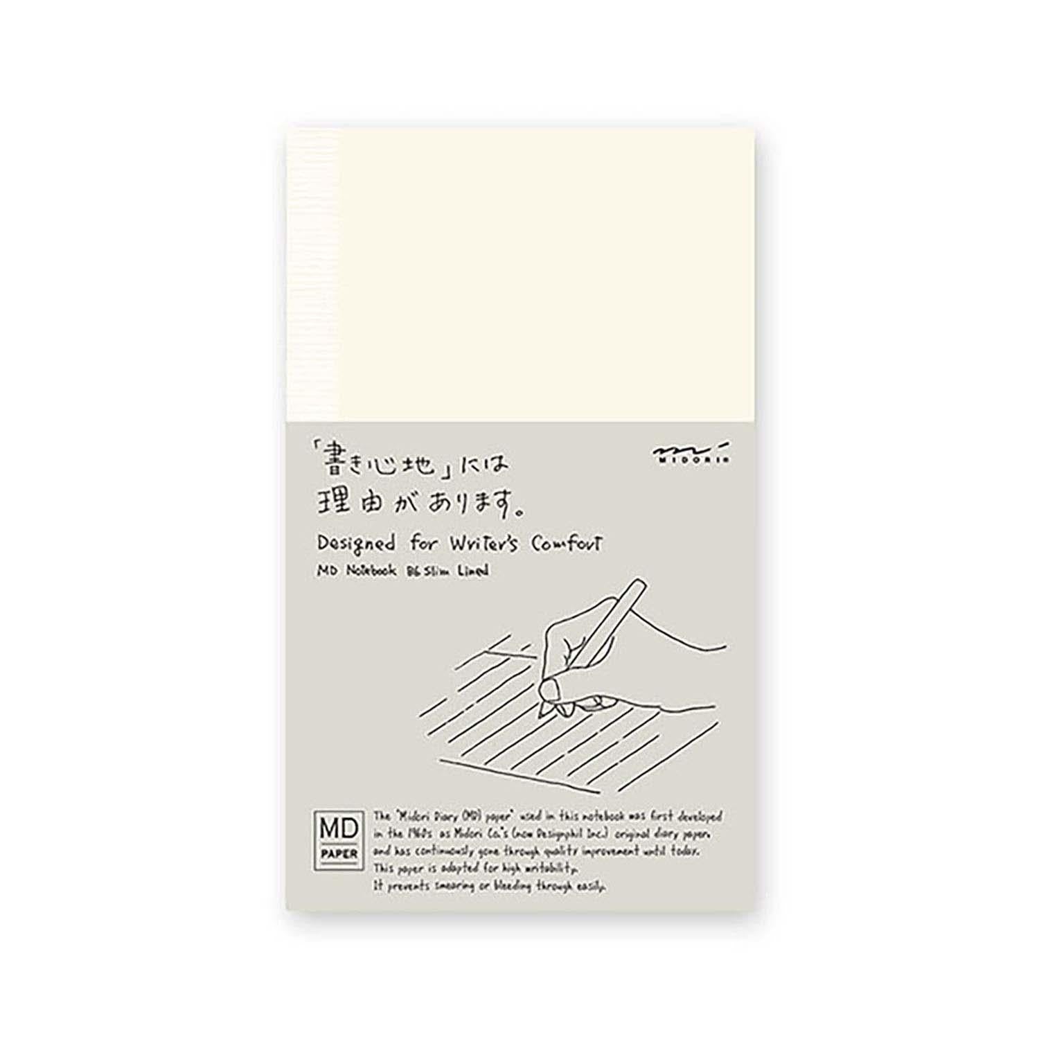 Midori MD Paper B6 slim notebook product photo