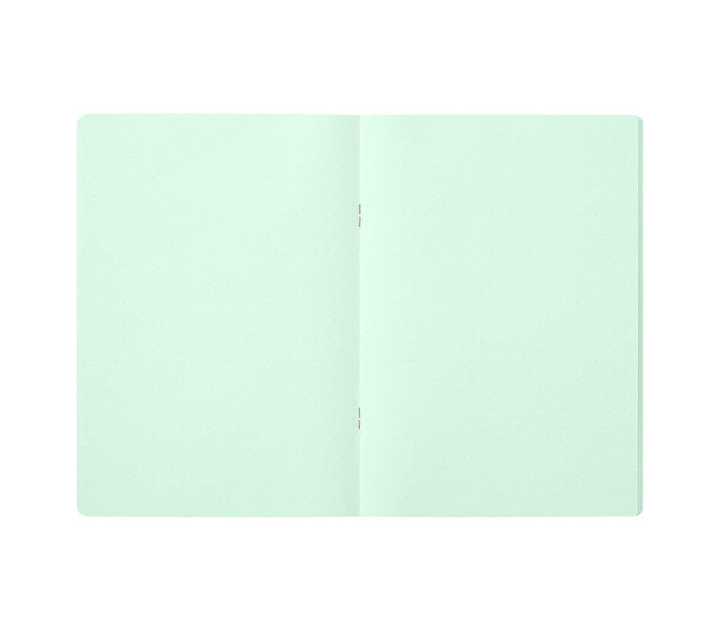 A5 Green Dot Grid Notebook