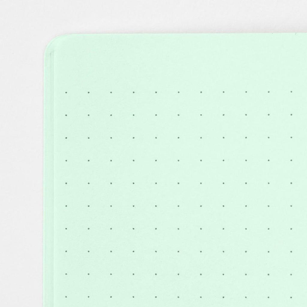 A5 Green Dot Grid Notebook