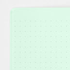 A5 Green Dot Grid Notebook