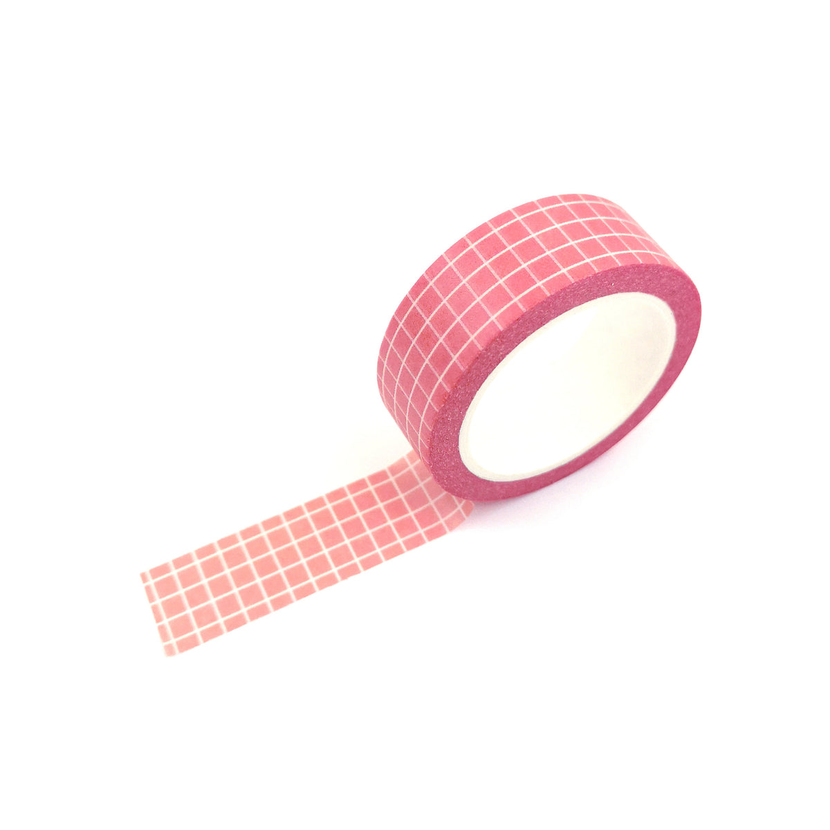 nóta póca pink grid washi tape for bullet journaling and planners