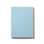 Labobratori blue purple notebook with pen writing