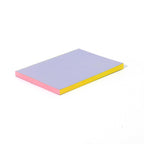 Labobratori sprayed edge notebook spine detail blue purple