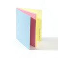Labobratori sprayed edge notebook in blue and purple product photo
