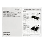 Midori stamp ink refill in use with stamp
