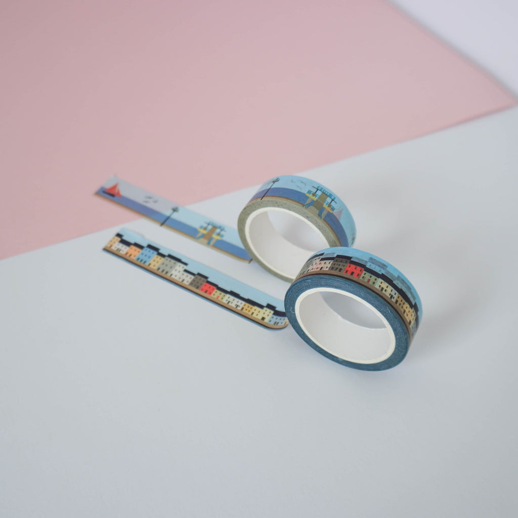 The Galway washi tape bundle contents displayed flat
