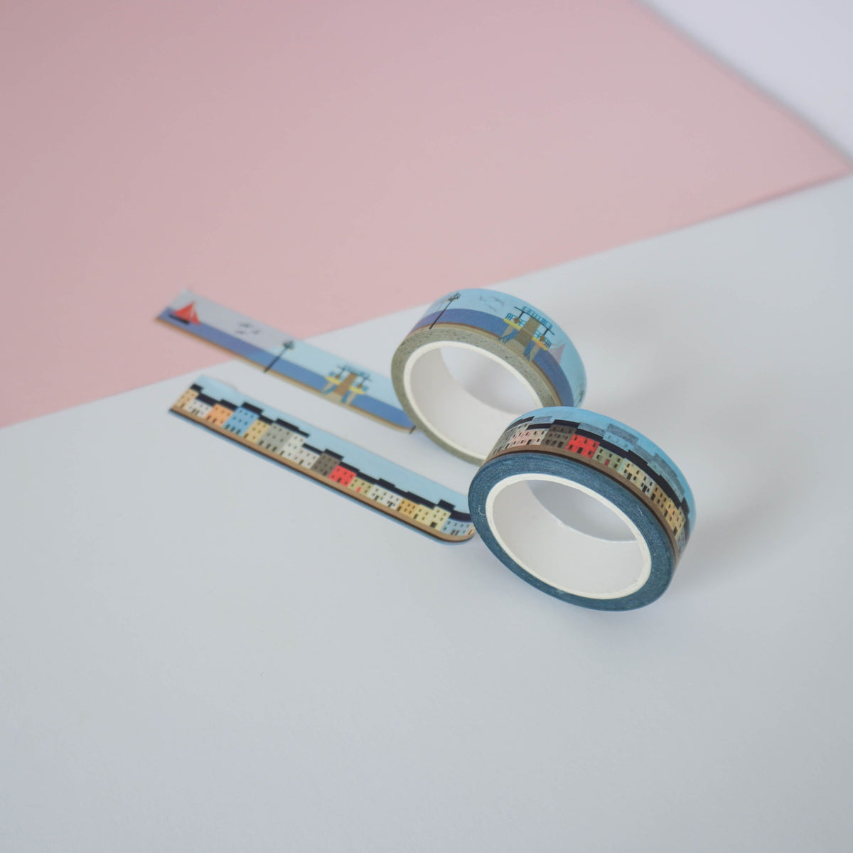 The Galway washi tape bundle contents displayed flat