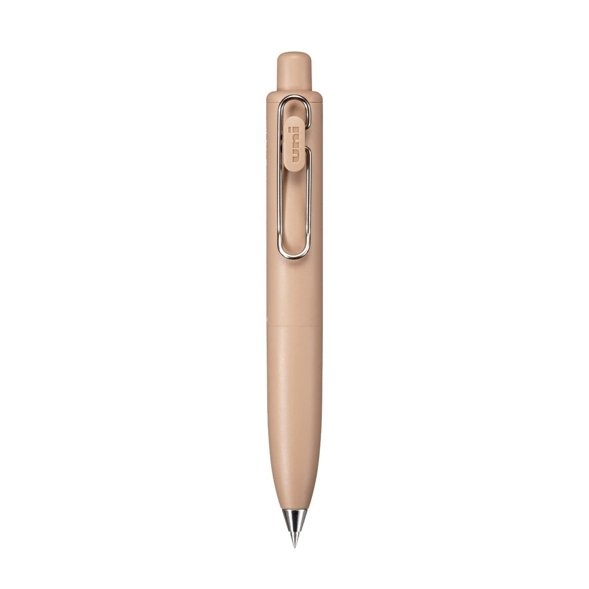 Uniball One P gel pen 0.5mm Fine — Coffee (warm taupe)