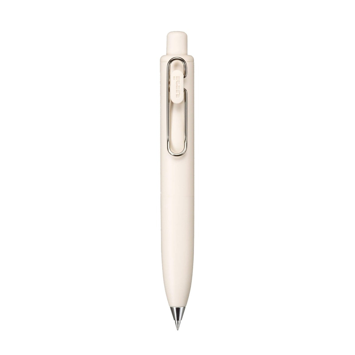 Uniball One P gel pen 0.5mm Fine — Yogurt (cream)