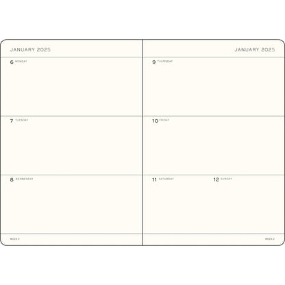 Leuchtturm1917 2025 A5 Weekly Planner