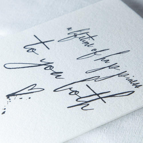 A Lifetime of Happiness to You Both-Cards-The Pear in Paper-nóta póca