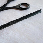 Tools to Liveby 15cm black aluminum ruler close-up
