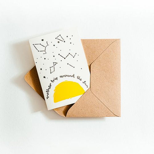 Another Trip Around the Sun birthday greeting card