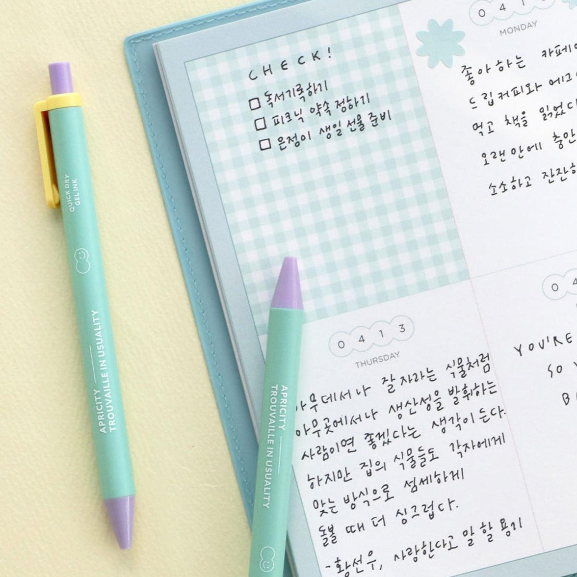 Iconic Bubbly gel pen vintage mint body colour