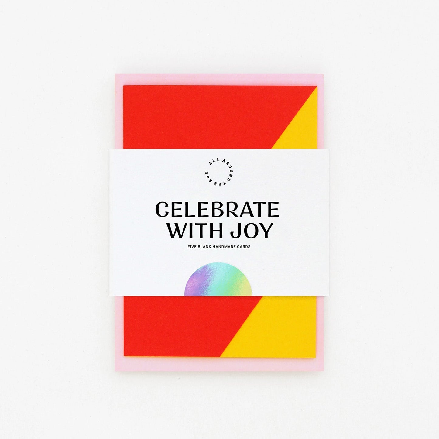 'Celebrate with Joy' Collection of 5 Cards