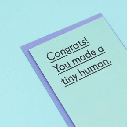 Congrats! You made a tiny human-Cards-twin pines-nóta póca