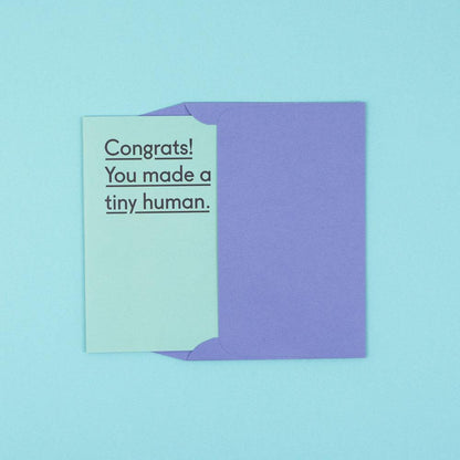 Congrats! You made a tiny human-Cards-twin pines-nóta póca