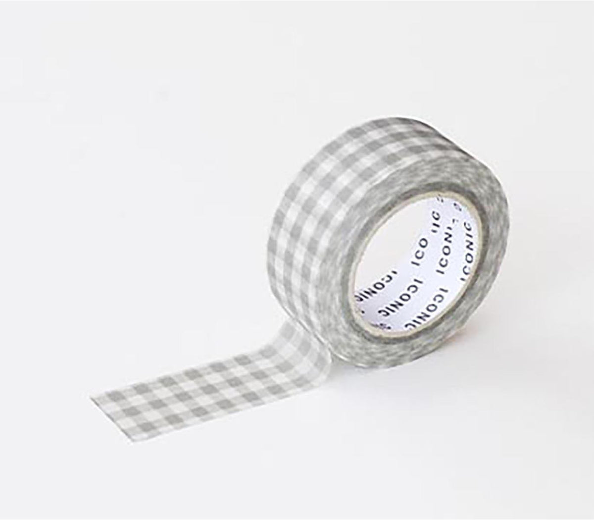 Iconic dusty gingham masking washi tape roll product photo